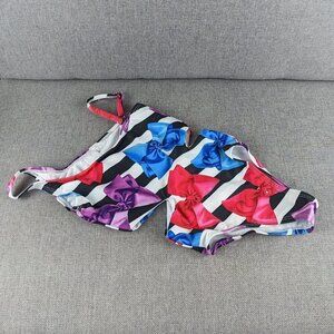 JoJo Siwa Cut Out Swim Suit Size XS 4/5 Girls